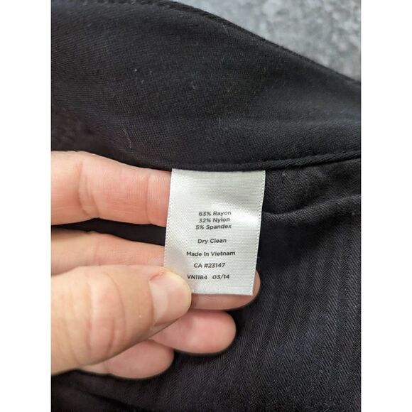 Talbots Heritage 5 Pocket Pants women's size 16 black workwear office stretch - Picture 6 of 6
